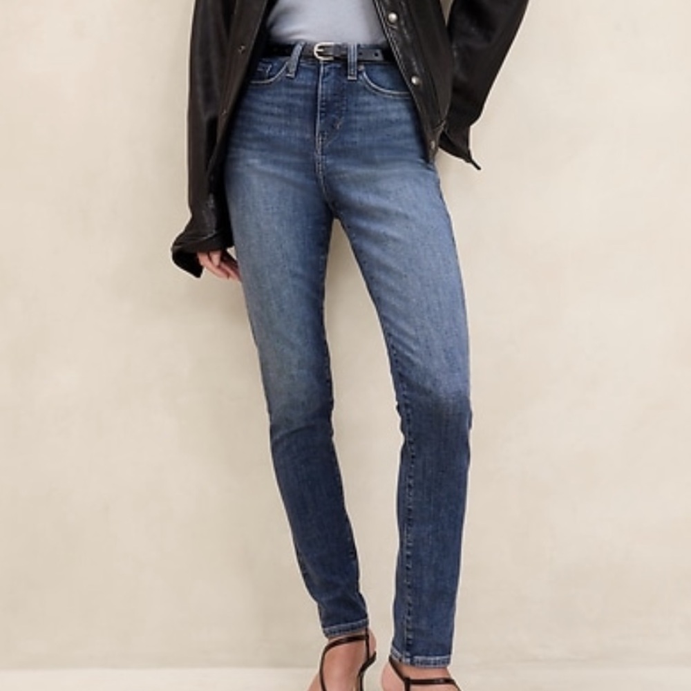 banana republic high rise skinny jean